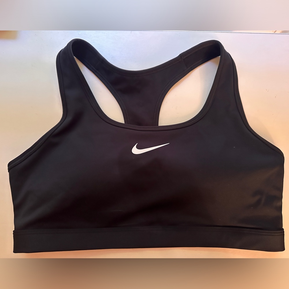 Nike Swish Dri-Fit Large Black Sports Bra